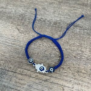 Hamsa Evil eye Macrame bracelet